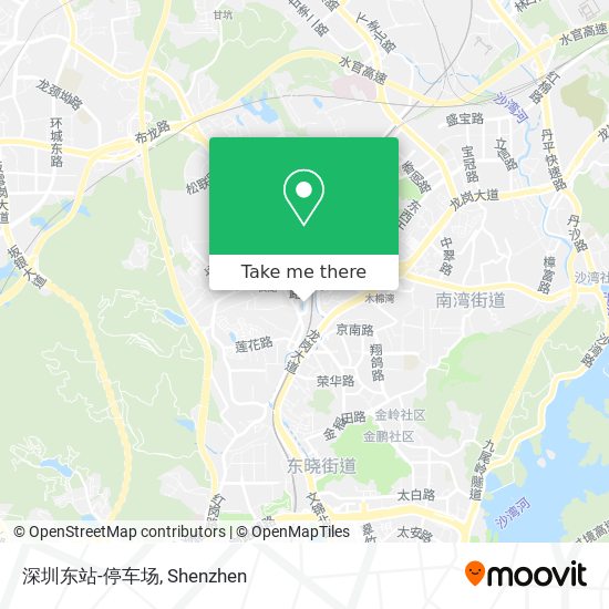 深圳东站-停车场 map
