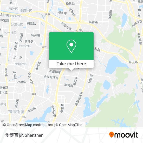 华薪百货 map