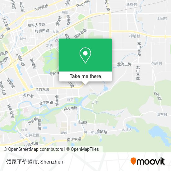 领家平价超市 map