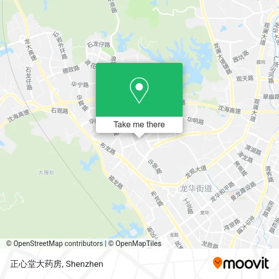 正心堂大药房 map