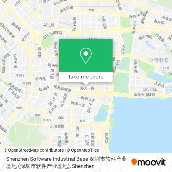Shenzhen Software Industrial Base 深圳市软件产业基地 map