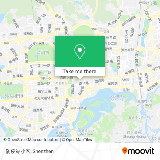 防疫站小区 map