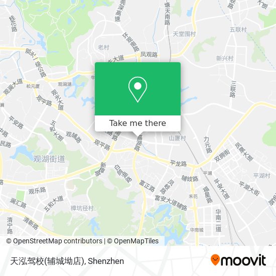 天泓驾校(辅城坳店) map