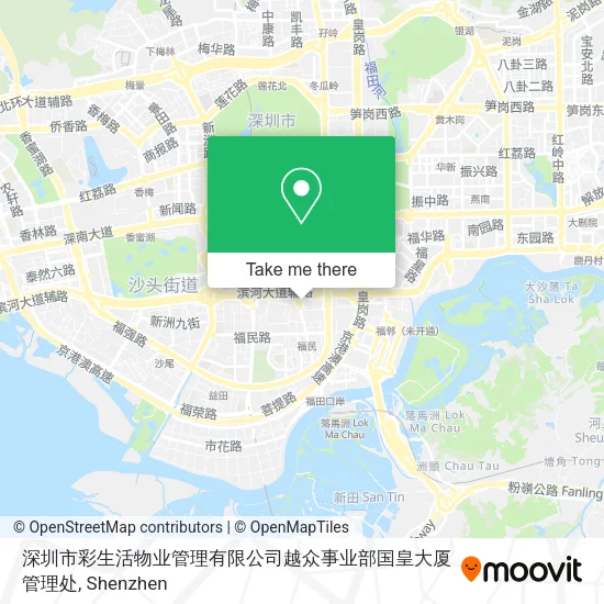 深圳市彩生活物业管理有限公司越众事业部国皇大厦管理处 map