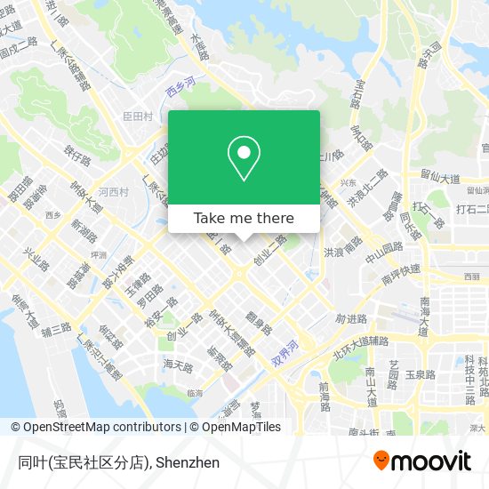 同叶(宝民社区分店) map