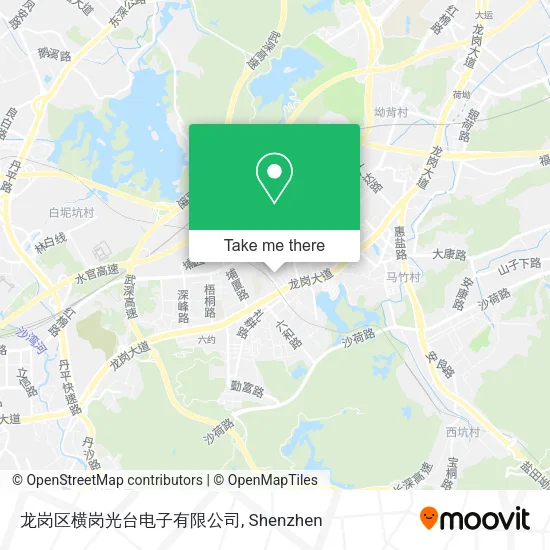 龙岗区横岗光台电子有限公司 map