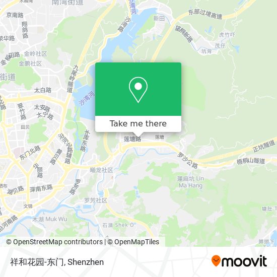 祥和花园-东门 map