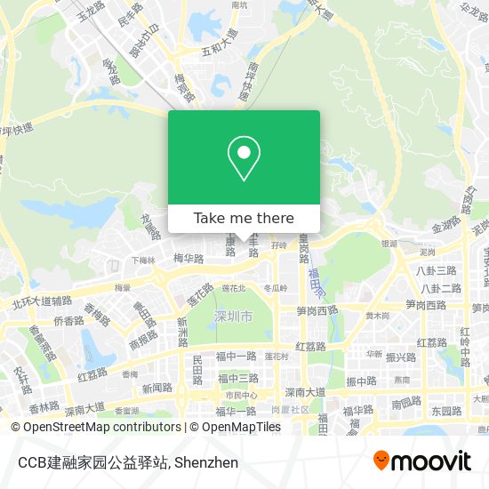 CCB建融家园公益驿站 map