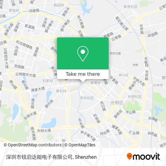 深圳市锐启达能电子有限公司 map