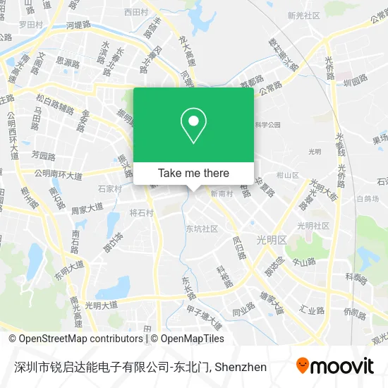 深圳市锐启达能电子有限公司-东北门 map