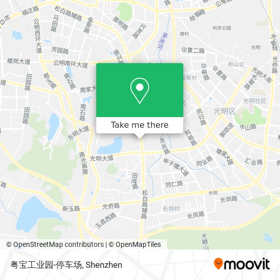 粤宝工业园-停车场 map