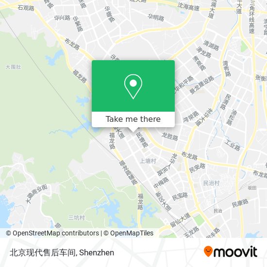 北京现代售后车间 map