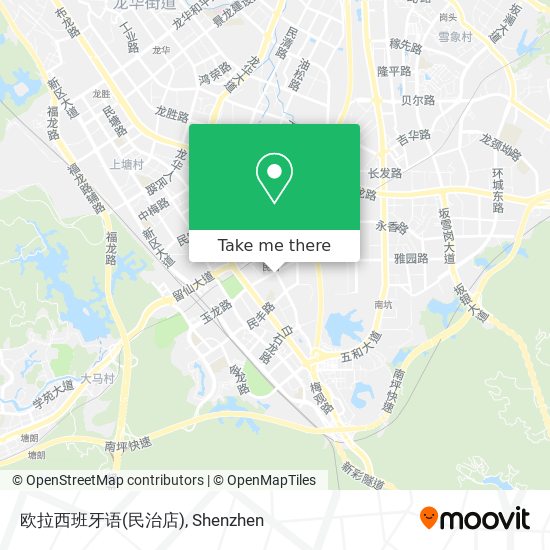 欧拉西班牙语(民治店) map