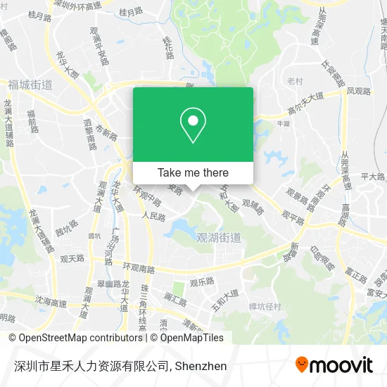 深圳市星禾人力资源有限公司 map