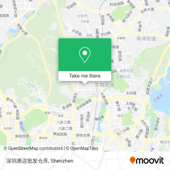 深圳惠达批发仓库 map