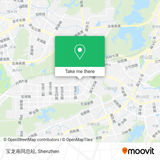宝龙南同总站 map