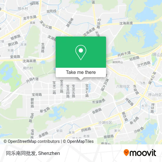 同乐南同批发 map