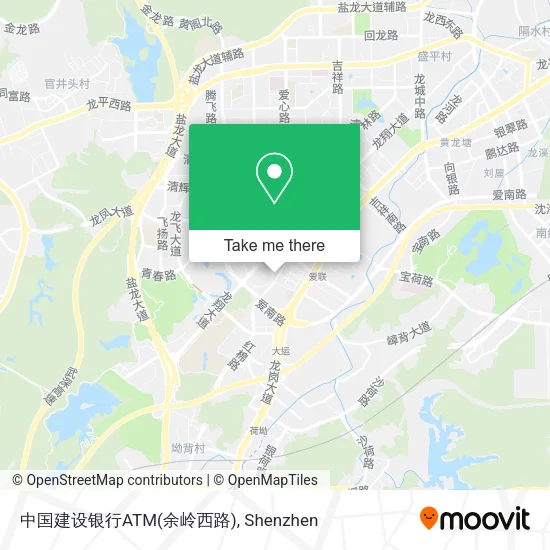 中国建设银行ATM(余岭西路) map