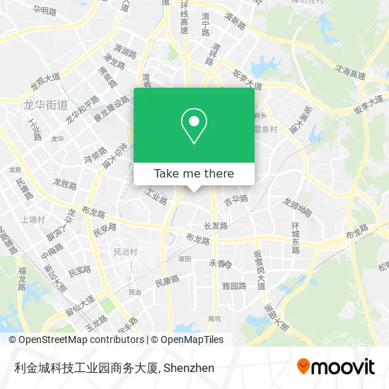 利金城科技工业园商务大厦 map