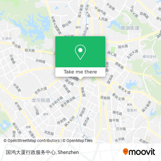 国鸿大厦行政服务中心 map