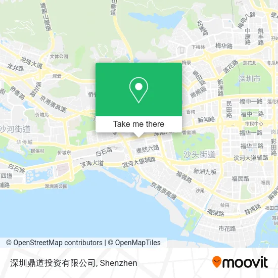 深圳鼎道投资有限公司 map