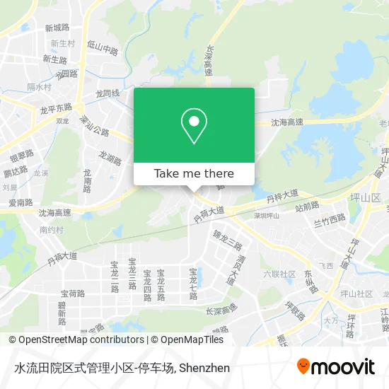 水流田院区式管理小区-停车场 map