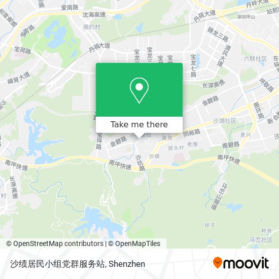 沙绩居民小组党群服务站 map