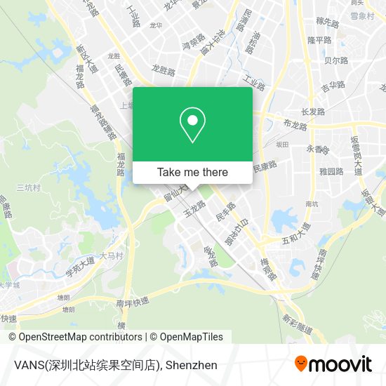 VANS(深圳北站缤果空间店) map