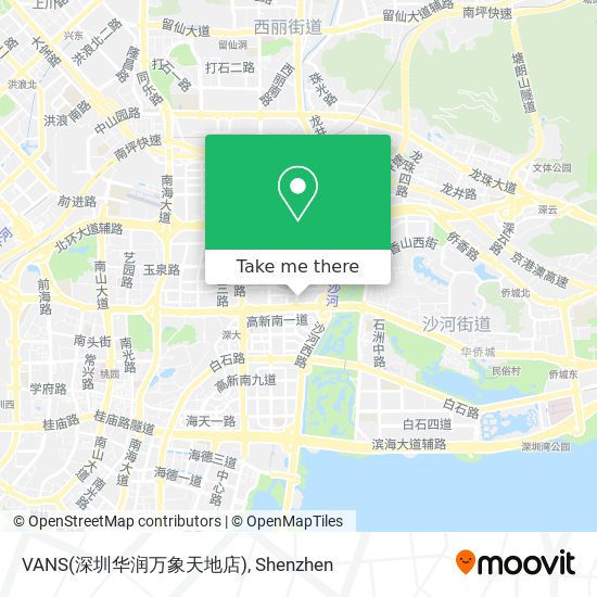 VANS(深圳华润万象天地店) map