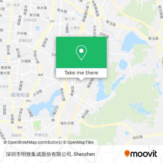 深圳市明致集成股份有限公司 map