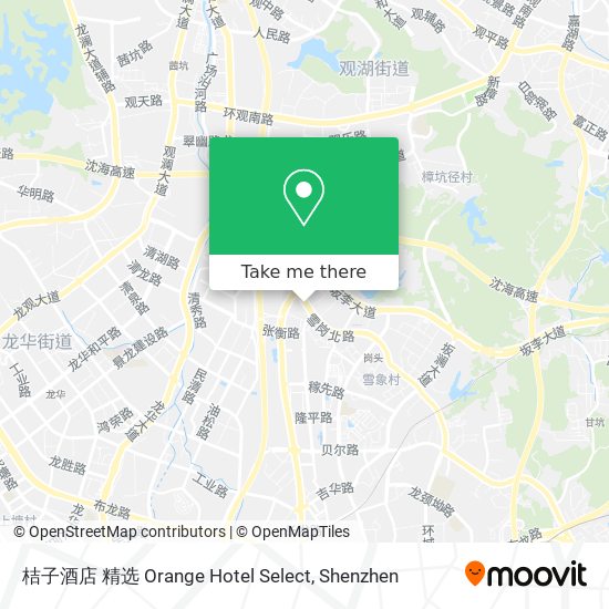 桔子酒店 精选 Orange Hotel Select map