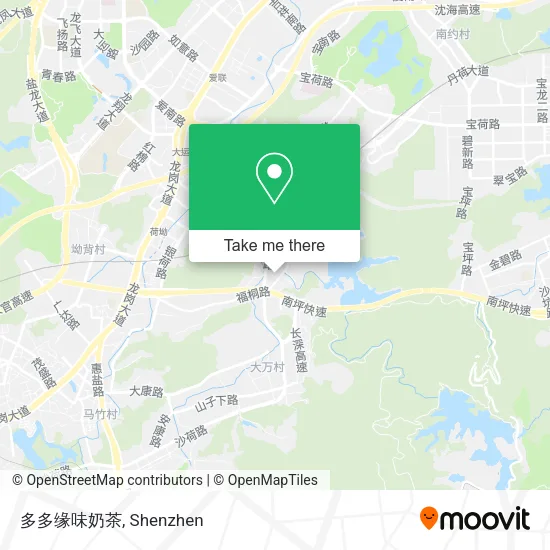 多多缘味奶茶 map