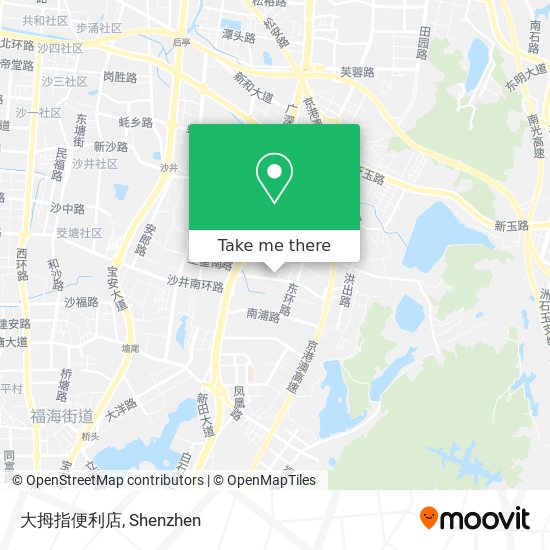 大拇指便利店 map