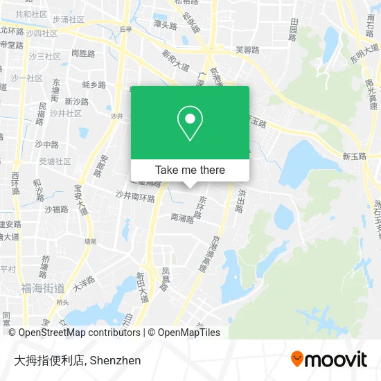 大拇指便利店 map