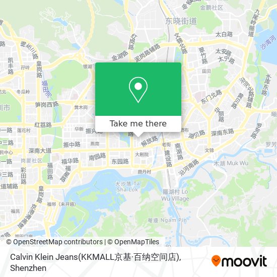 Calvin Klein Jeans(KKMALL京基·百纳空间店) map