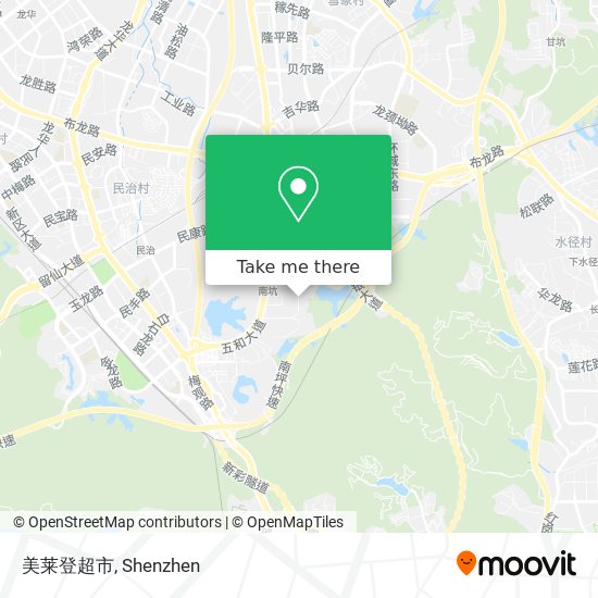 美莱登超市 map