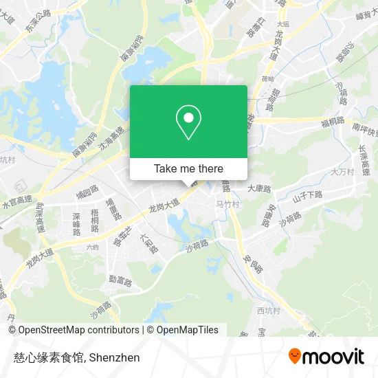 慈心缘素食馆 map