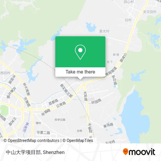 中山大学项目部 map