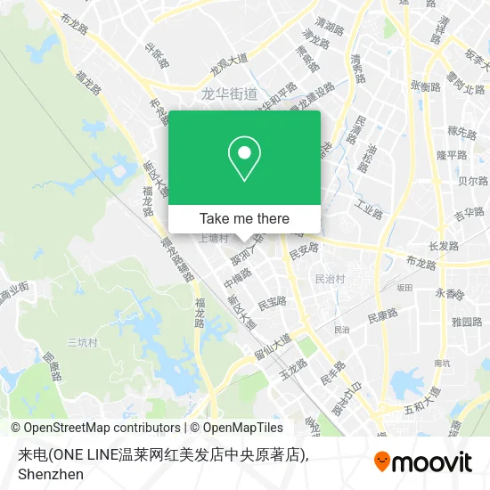 来电(ONE LINE温莱网红美发店中央原著店) map