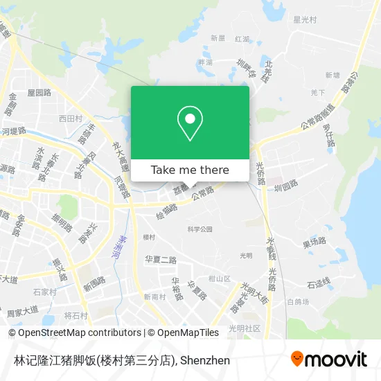 林记隆江猪脚饭(楼村第三分店) map