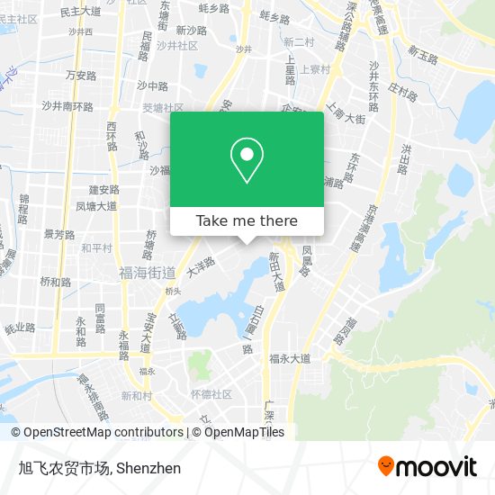 旭飞农贸市场 map