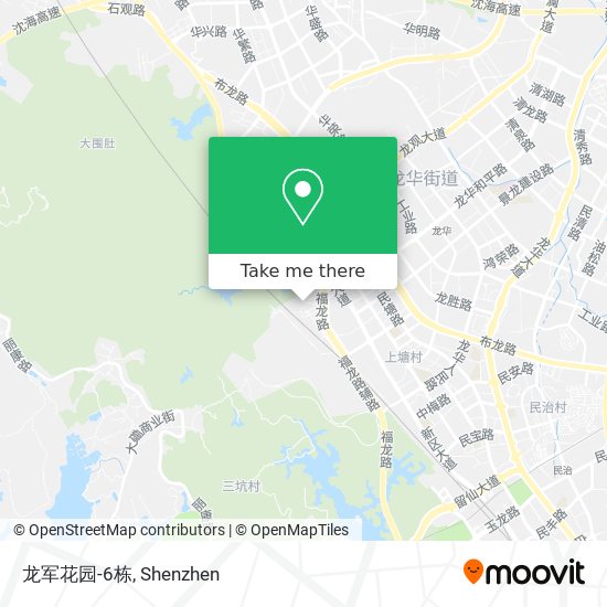 龙军花园-6栋 map