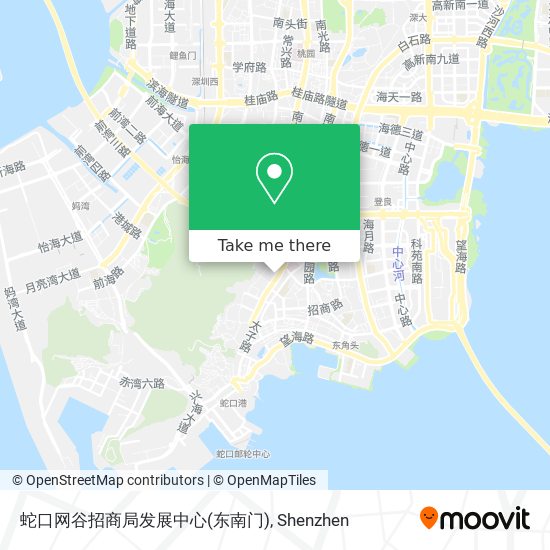 蛇口网谷招商局发展中心(东南门) map