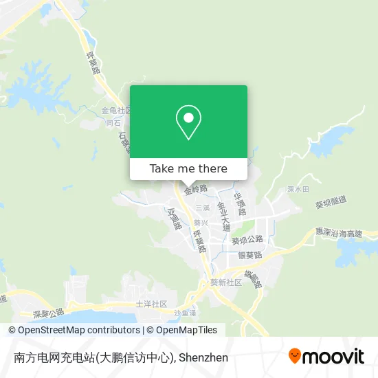 南方电网充电站(大鹏信访中心) map