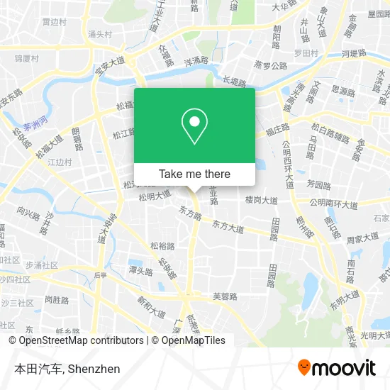 本田汽车 map