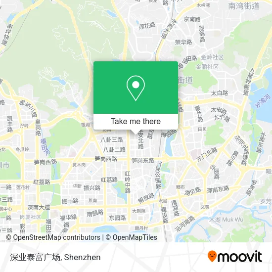 深业泰富广场 map