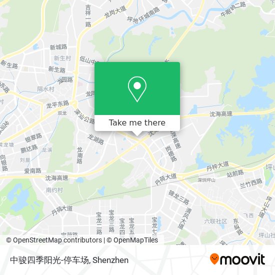 中骏四季阳光-停车场 map