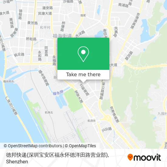 德邦快递(深圳宝安区福永怀德洋田路营业部) map