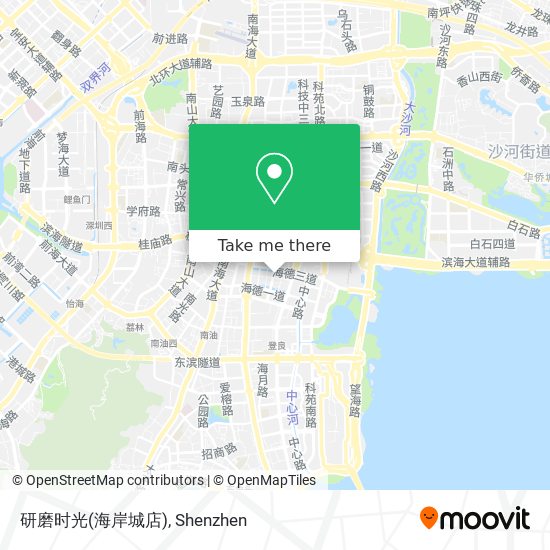 研磨时光(海岸城店) map