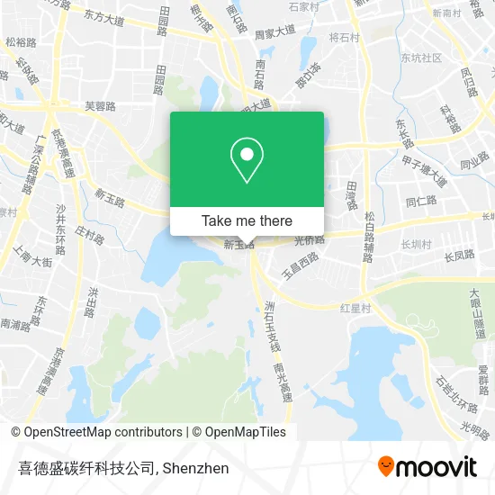 喜德盛碳纤科技公司 map